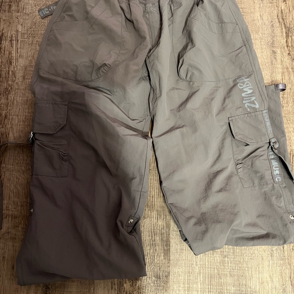 Zumba Fitness Gray Cargo Pants